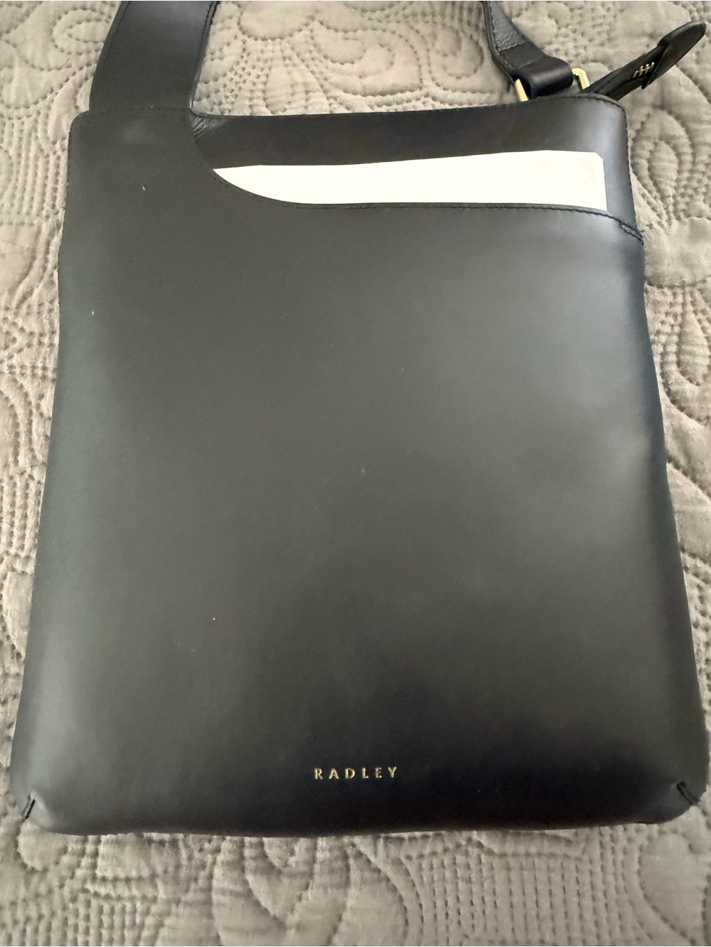 Radley Pockets Large Black Leather Crossbody Bag - Picture 2 of 5